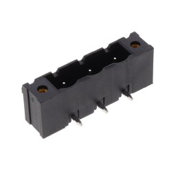 1 pcs : OSTOQ030501 - CONN W TO B 3 POS 7.62MM R/A