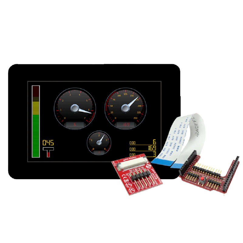 1 pcs - 4D Systems, gen4 5in Arduino Compatible Display with Capacitive Touch Screen