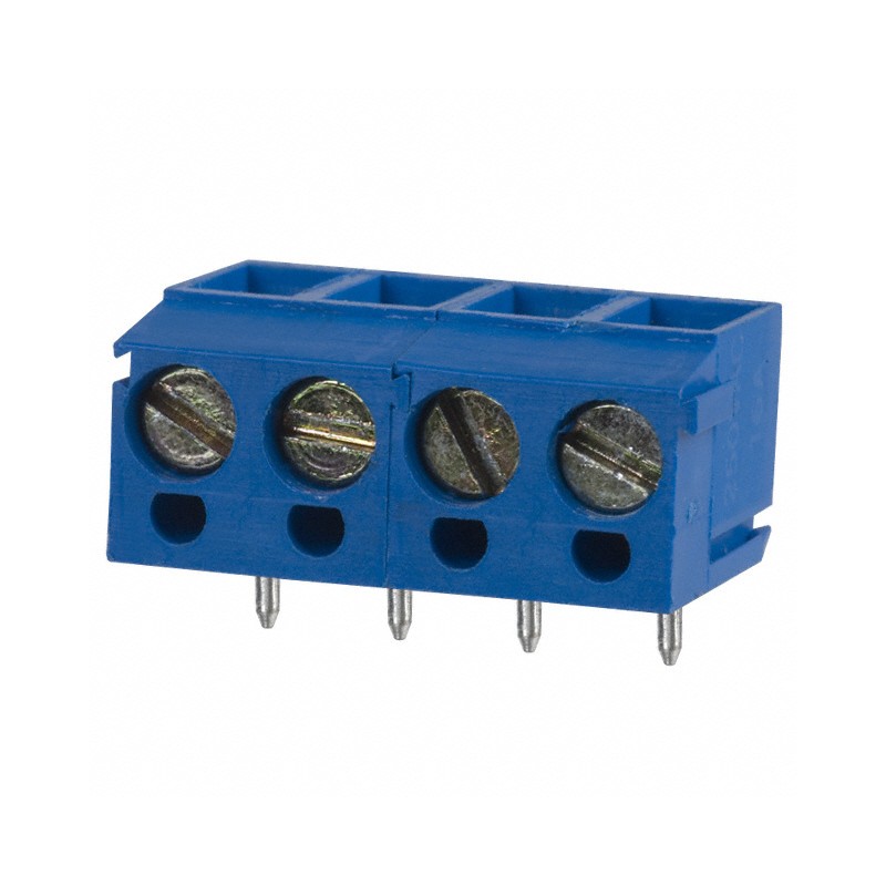 1 pcs : OSTTB040161 - TERM BLK 4POS TOP ENTRY 5MM PCB