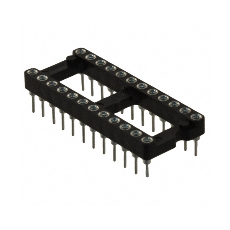 1 pcs : 110-44-424-41-001000 - CONN IC DIP SOCKET 24POS TIN