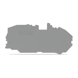 1 pcs : 2016-7691 - END AND INTERMEDIATE PLATE 1 MM