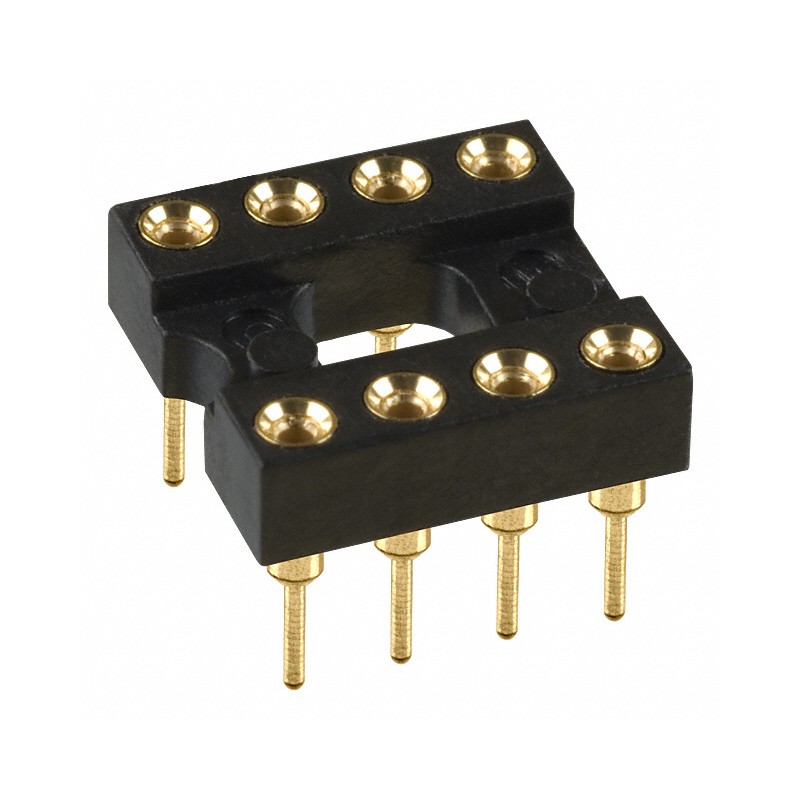 1 pcs : 110-13-308-41-001000 - CONN IC DIP SOCKET 8POS GOLD