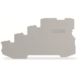 1 pcs : 2000-5491 - END AND INTERMEDIATE PLATE 1 MM