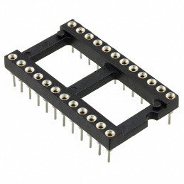 1 pcs : D2824-42 - CONN IC DIP SOCKET 24POS GOLD