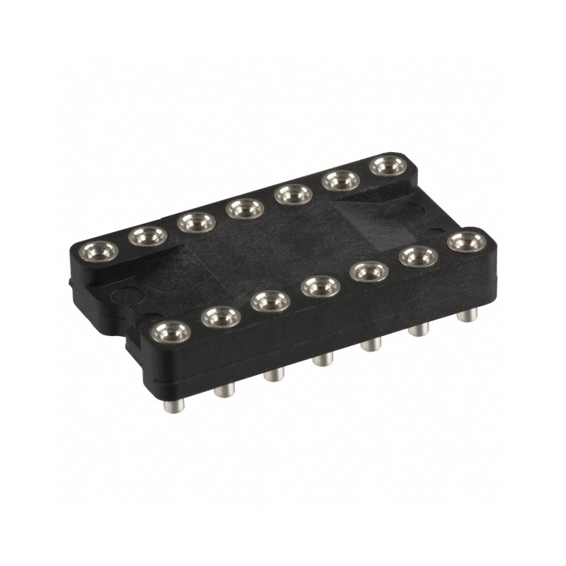 1 pcs : 214-99-314-01-670800 - CONN IC DIP SOCKET 14POS TINLEAD