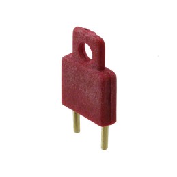 1 pcs : 1461R - PLUG SHORTING INSULATED RED