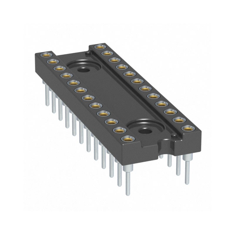 1 pcs : 210-93-324-41-001000 - CONN IC DIP SOCKET 24POS GOLD