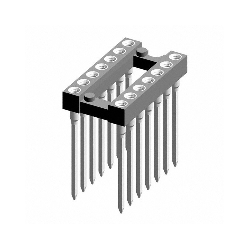 1 pcs : 123-87-314-41-001101 - CONN IC DIP SOCKET 14POS GOLD