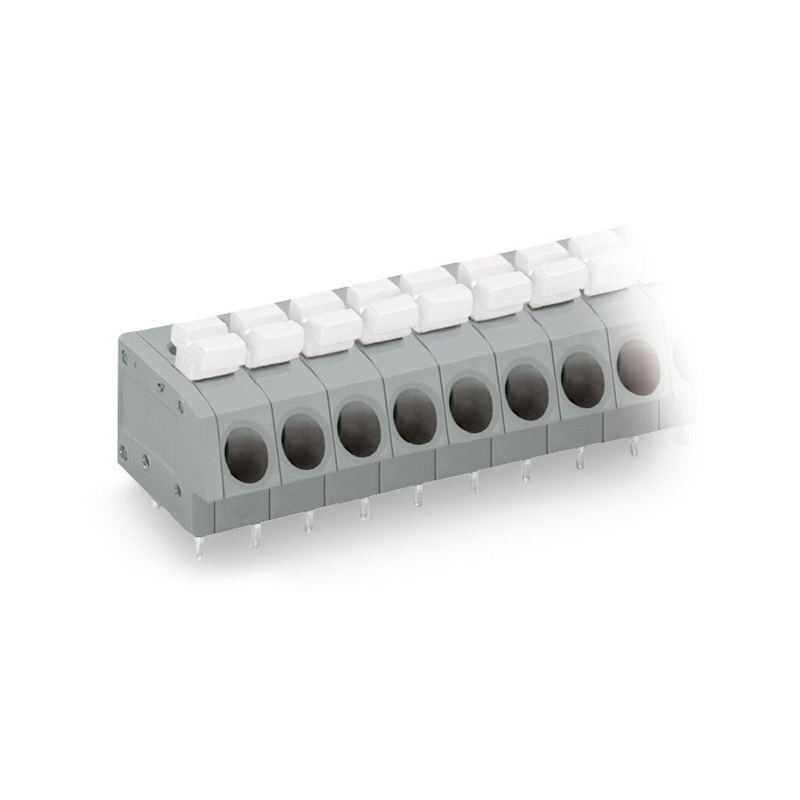 1 pcs : 804-102 - PCB TERMINAL BLOCK PUSH-BUTTON