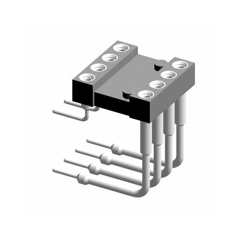 1 pcs : 299-83-308-10-001101 - CONN IC DIP SOCKET 8POS GOLD