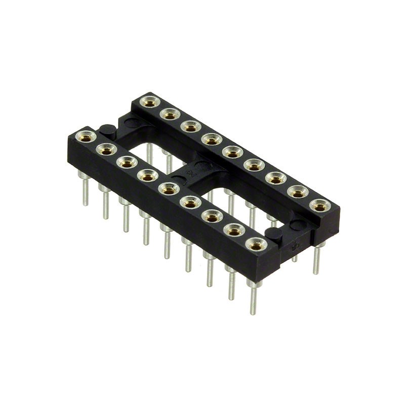 1 pcs : D2818-42 - CONN IC DIP SOCKET 18POS GOLD