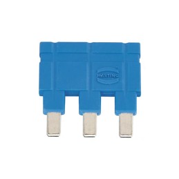 1 pcs : 09330009842 - JUMPER ACROSS 1X3 BLUE 16A