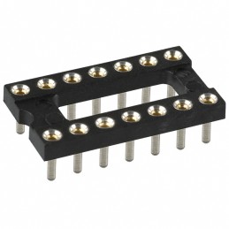 1 pcs : 115-93-314-41-003000 - CONN IC DIP SOCKET 14POS GOLD