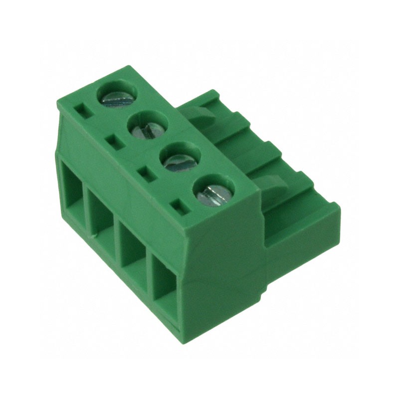 1 pcs : OSTTJ047150 - TERM BLOCK PLUG 4POS STR 5MM