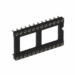 1 pcs : 115-93-624-41-003000 - CONN IC DIP SOCKET 24POS GOLD