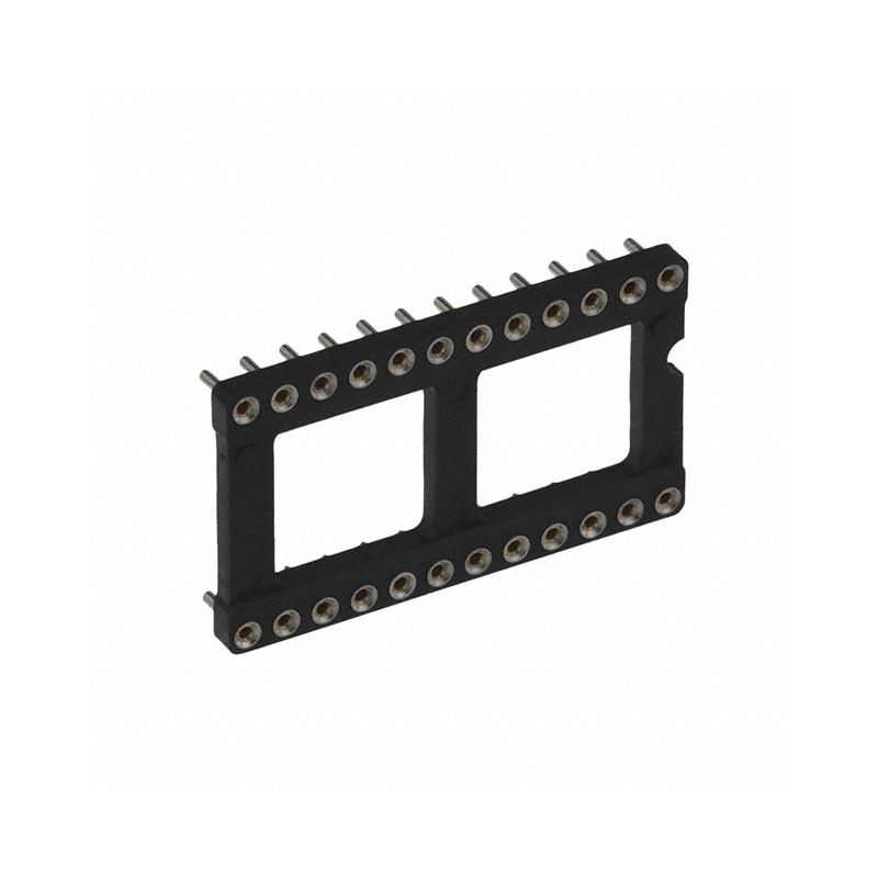 1 pcs : 115-93-624-41-003000 - CONN IC DIP SOCKET 24POS GOLD