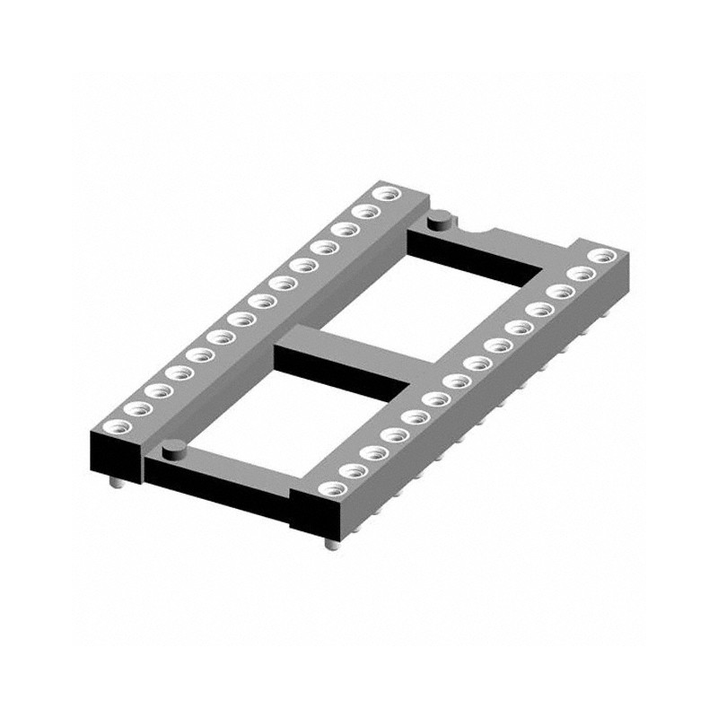 1 pcs : 114-87-628-41-117101 - CONN IC DIP SOCKET 28POS GOLD