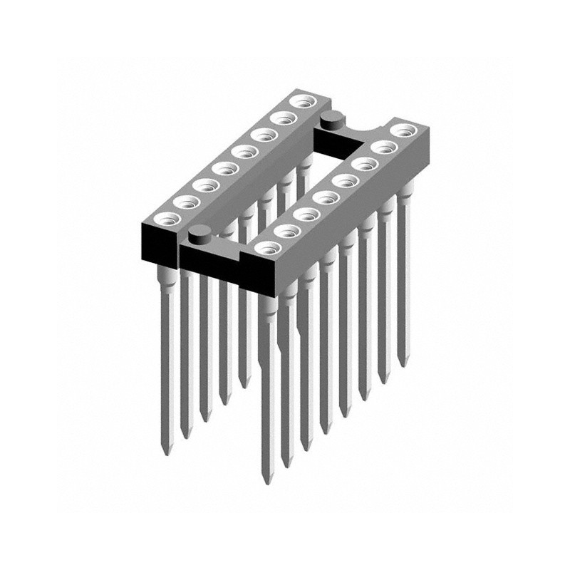 1 pcs : 123-87-316-41-001101 - CONN IC DIP SOCKET 16POS GOLD