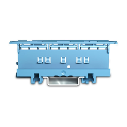 1 pcs : 221-510/000-006 - DIN RAIL MNT FOR 221 SPLICE BLUE