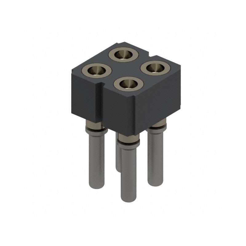 1 pcs : 714-43-204-31-018000 - CONN IC DIP SOCKET 4POS GOLD