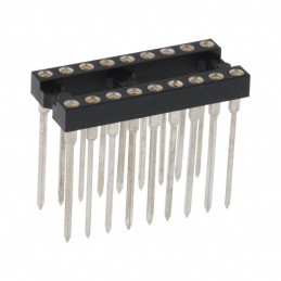 1 pcs : 123-43-318-41-001000 - CONN IC DIP SOCKET 18POS GOLD