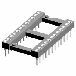 1 pcs : 110-83-624-41-001101 - CONN IC DIP SOCKET 24POS GOLD