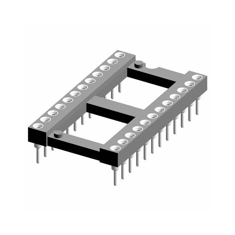 1 pcs : 110-83-624-41-001101 - CONN IC DIP SOCKET 24POS GOLD