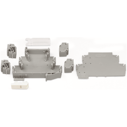 1 pcs : 789-122 - TOP COVER 55 MM GRAY