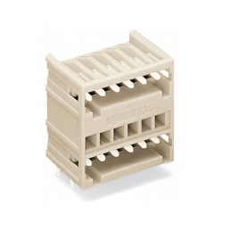 1 pcs : 734-402 - HDR MALE DBL-DECK W/SUPPORT 4POS