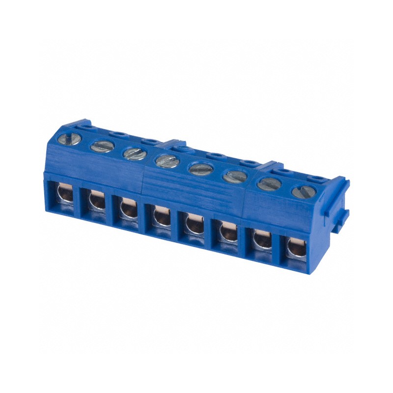 1 pcs : OSTTH080160 - TERM BLOCK PLUG 8POS 90DEG 5MM