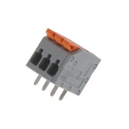 1 pcs : 2601-1103 - TERM BLK PCB LEVER 3.5MM 3POS