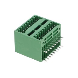 1 pcs : OSTVL18B151 - TERM BLOCK HDR 18POS 90DEG 2.5MM