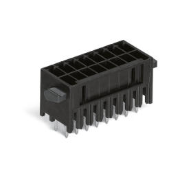 1 pcs : 713-1403/037-000 - THT MALE HEADER, 2-ROW 0.8 X 0.