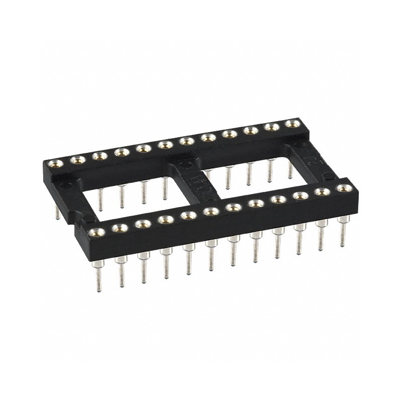 1 pcs : 110-93-624-41-001000 - CONN IC DIP SOCKET 24POS GOLD