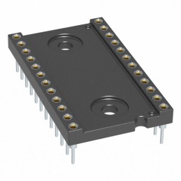 1 pcs : 210-43-624-41-001000 - CONN IC DIP SOCKET 24POS GOLD