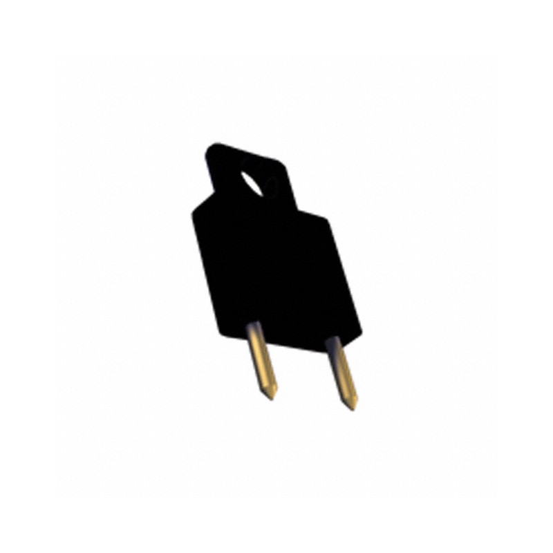 1 pcs : 1460B - PLUG SHORTING INSULATED BLACK