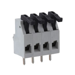 1 pcs : AST0250404 - TERM BLK 4POS SIDE ENTRY 5MM PCB