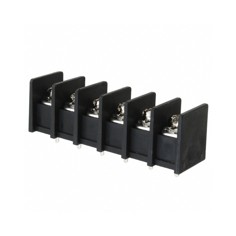 1 pcs : OSTYK51106030 - CONN BARRIER STRIP 6CIRC 0.374'