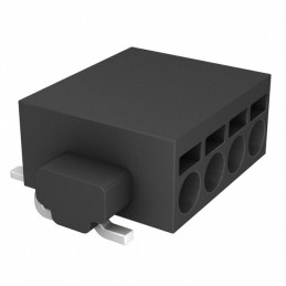 1 pcs : XW4L-04A1-H1 - TERM BLK 4P SIDE ENT 2.54MM SMD