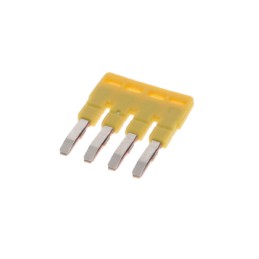 1 pcs : XW5S-S2.5-4 - JUMPER TERM BLK 4POS FLAT PIN