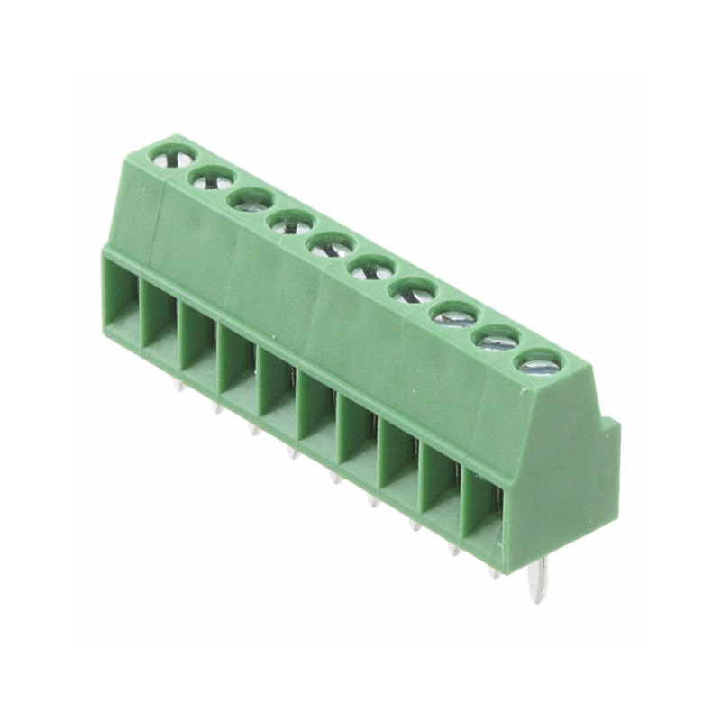 1 pcs : OSTVN10A150 - TERM BLK 10P SIDE ENT 2.54MM PCB