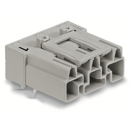 1 pcs : 770-853/011-000 - PLUG FOR PCBS ANGLED 3-POLE, GRA