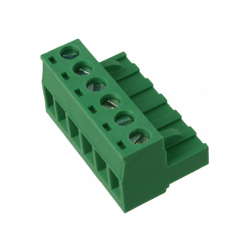 1 pcs : OSTTJ067150 - TERM BLOCK PLUG 6POS STR 5MM