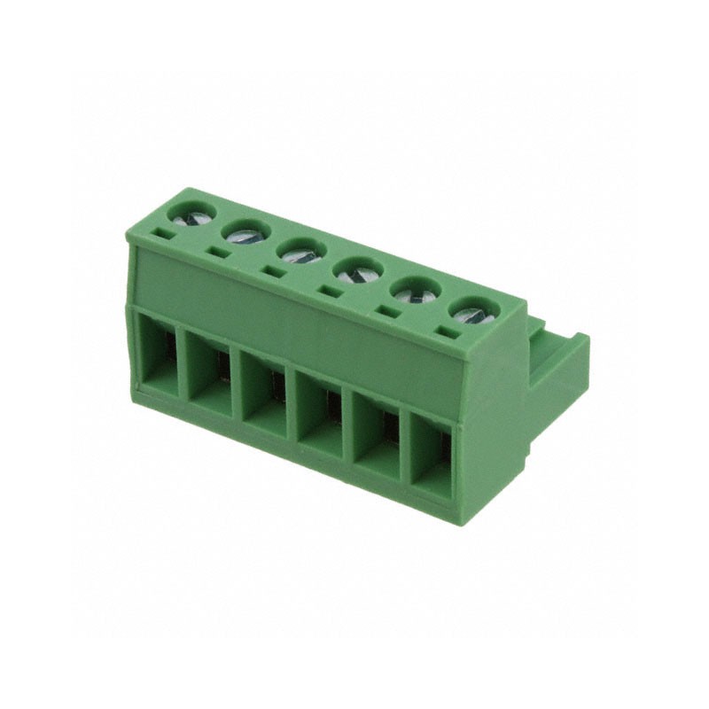 1 pcs : OSTTJ065153 - TERM BLOCK PLUG 6POS STR 5.08MM