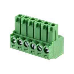 1 pcs : OSTTJ0611530 - TERM BLOCK PLUG 6POS STR 3.5MM