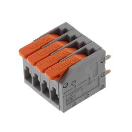 1 pcs : 2601-3104 - TERM BLK PCB LEVER 3.5MM 4POS