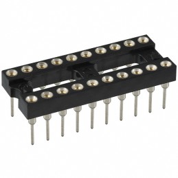 1 pcs : 111-43-320-41-001000 - CONN IC DIP SOCKET 20POS GOLD