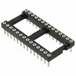 1 pcs : 614-87-628-31-012101 - CONN IC DIP SOCKET 28POS GOLD