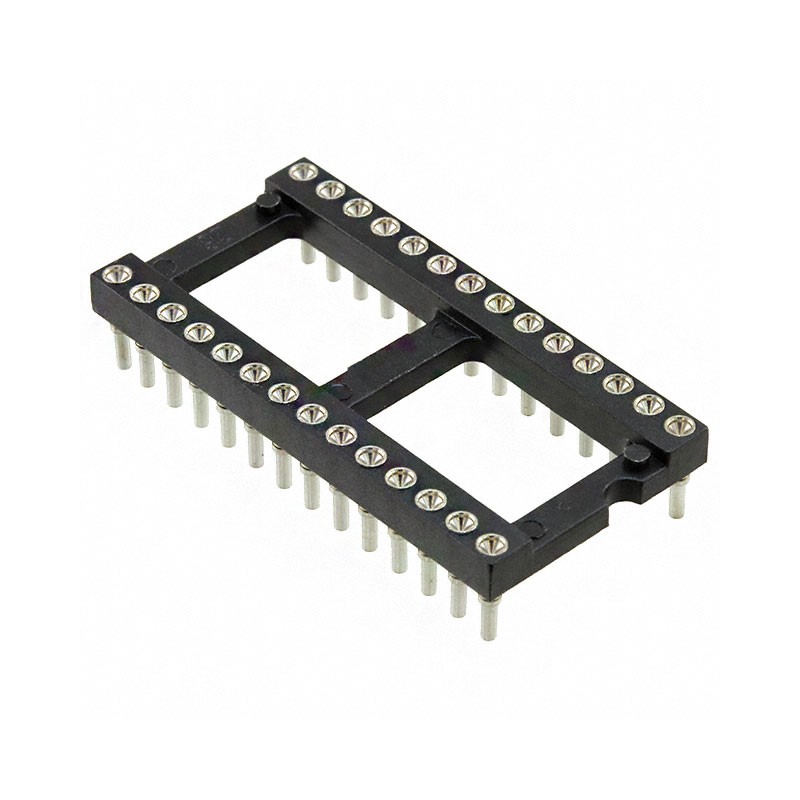 1 pcs : 614-87-628-31-012101 - CONN IC DIP SOCKET 28POS GOLD