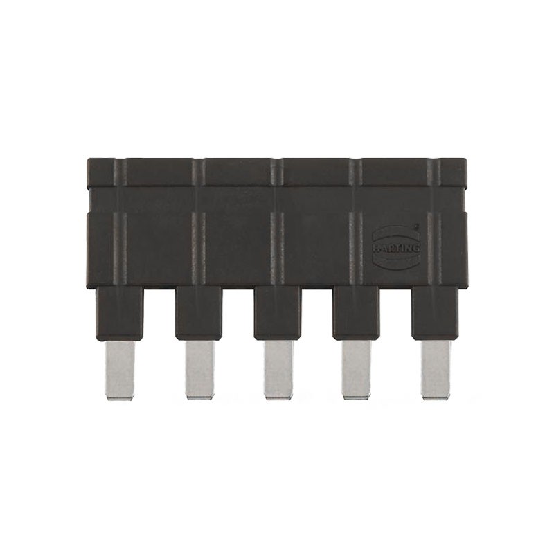 1 pcs : 09330009855 - JUMPER ACROSS 1X5 BLACK 16A